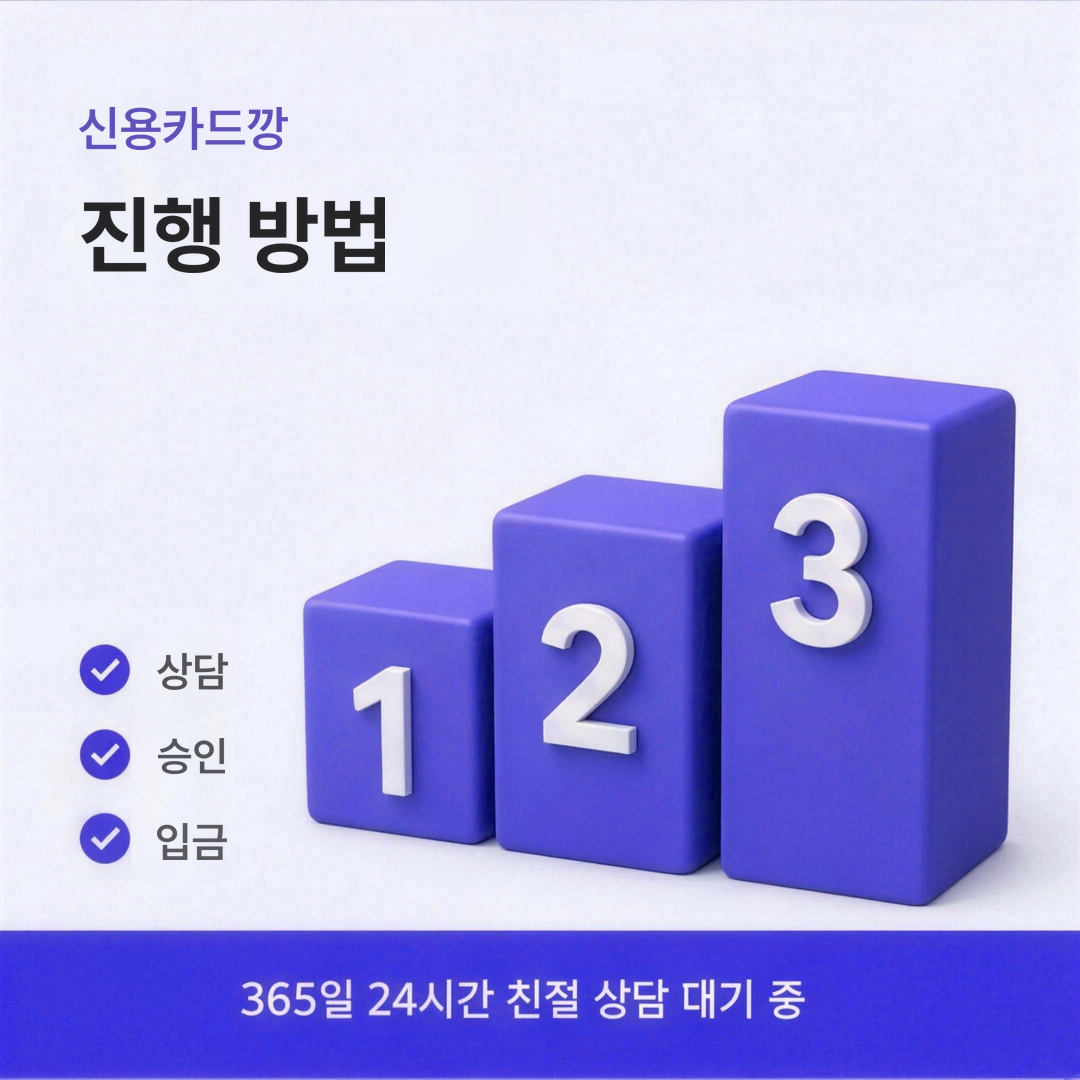 다음머니 신용카드깡 진행 방법 안내